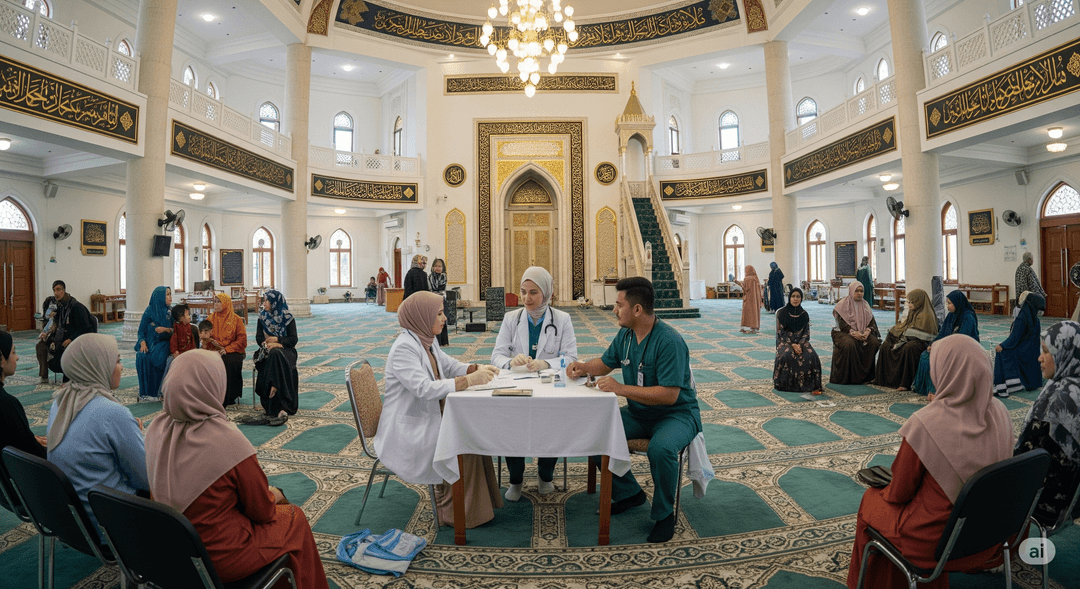 Masjid Ihya Ulumuddin Bantuan Kesehatan