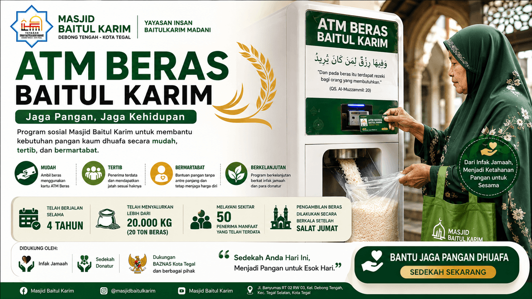 ATM Beras Baitul Karim: Jaga Pangan, Jaga Kehidupan