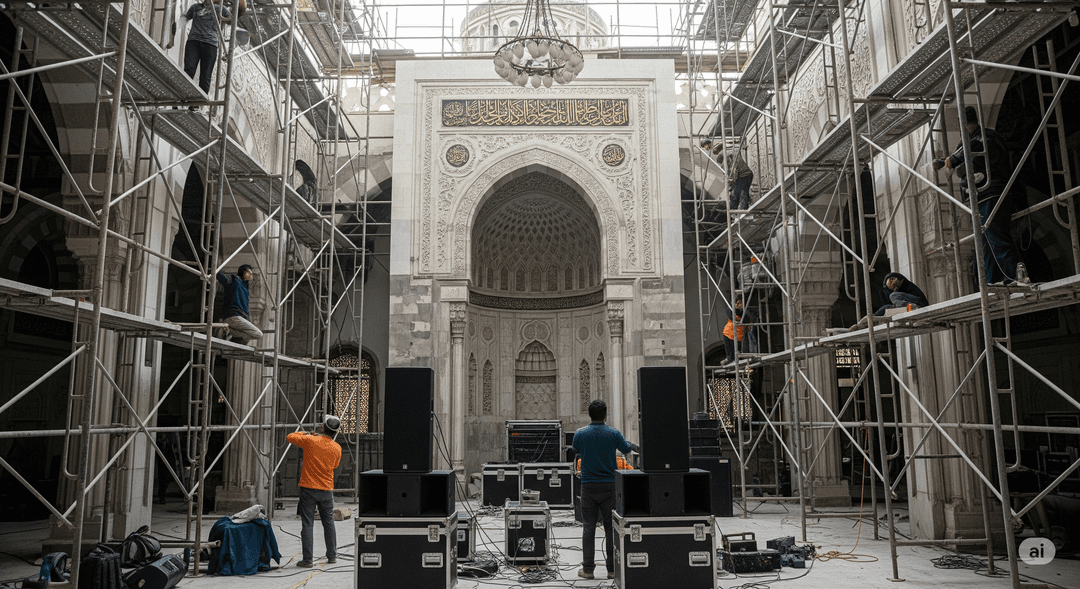 Masjid Baiturruhiyah Komplek Margawangi Renovasi Masjid & Sound System Masjid
