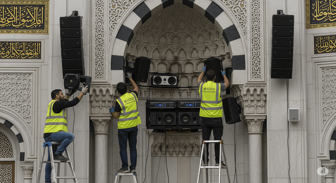 Masjid Baitur Ruhiyah program Penggantian Sound sistem