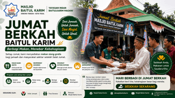 Jumat Berkah Baitul Karim: Berbagi Makan, Menebar Kebahagiaan